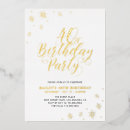 Search for foil 40th birthday invitations Rose gold