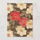 Search for red and white pattern postcards Floral
