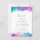 Search for mermaid bridal shower invitations Watercolor