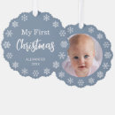 Search for blue and white christmas tree decorations For kids