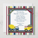 Search for construction 1st birthday invitations Boy