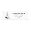 Search for sailboat return address labels Beach house