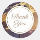 Search for brown and gold wedding stickers Thank you