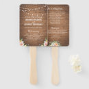 Search for rustic wedding programs Wood