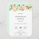 Search for mint rehearsal dinner invitations Summer