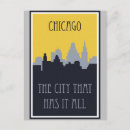 Search for chicago vintage travel poster postcards Retro