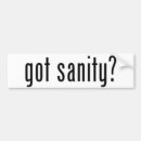 Search for sanity bumper stickers Rally