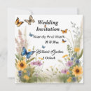 Search for butterfly wedding invitations Watercolour