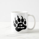 Search for bear paw print mugs Woof