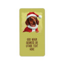 Search for dachshund dog return address labels Fun
