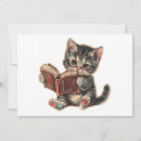 Search for cat illustrations invitations Reading