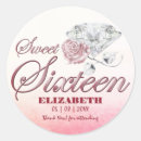 Search for diamonds glitter stickers Sweet 16
