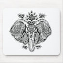Search for indian elephant mousepads Mandala