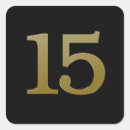 Search for number 15 stickers Fifteen