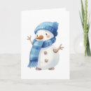 Search for cute snowman christmas cards Watercolor