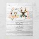 Search for rustic deer wedding invitations Watercolor