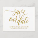 Search for typography wedding save the dates Gold