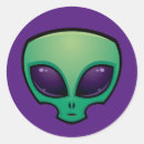 Search for alien space head stickers Green