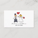 Search for bride and groom place cards Cartoon