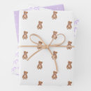 Search for purple baby shower wrapping paper Bow
