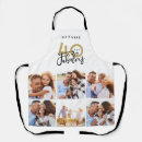Search for 40th aprons Black and gold