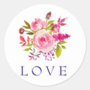 Search for vintage pink wedding stickers Watercolor floral