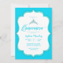 Search for turquoise quinceanera invitations Glitter