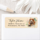 Search for cocker spaniel return address labels Dog