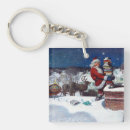 Search for delivering key rings Santa claus