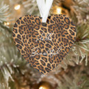 Search for leopard christmas tree decorations Chic