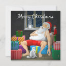 Search for moon christmas cards Santa claus