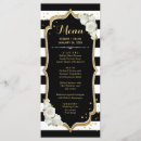 Search for black and gold menus Elegant
