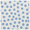 Search for blue dog paw print fabric Animal