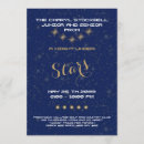 Search for a night under the stars invitations Blue