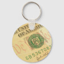 Search for dollar rounded key rings Money