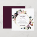 Search for purple lavender gold wedding invitations Floral