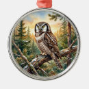 Search for white owl christmas tree decorations Brown