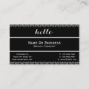 Search for message business cards Elegant