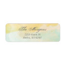 Search for pastel yellow return address labels Elegant