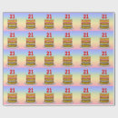 Search for 21st birthday wrapping paper 21 years old