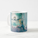 Search for owl illustration mugs Night