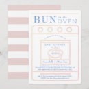 Search for bun in the oven invitations Cute