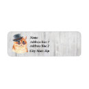 Search for orange cat return address labels Cute