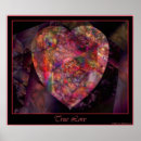 Search for fractal heart posters Fantasy