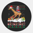 Search for funny giraffe stickers Xmas