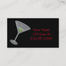 Search for vodka business cards Martini