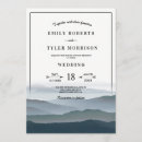 Search for mountain range wedding invitations Modern
