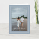 Search for dusty blue wedding thank you cards Minimal
