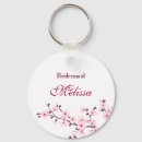 Search for cherry blossom wedding key rings Pink