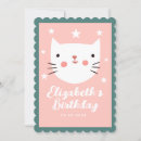 Search for pink cats invitations For kids